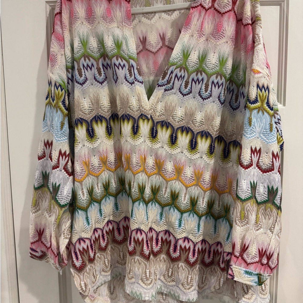 Missoni Multicolor Patterned Blouse - image 2